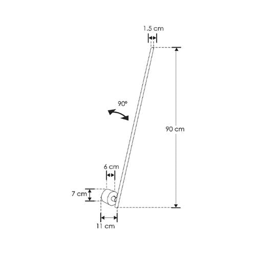 Luminaria LED Arbotante 15W Blanco cálido - Wattko